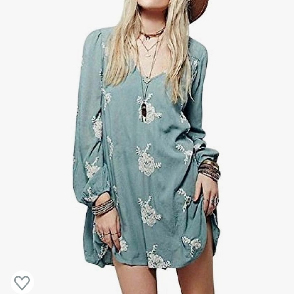 Free People Emma Embroidered Dress - Picture 2 of 10